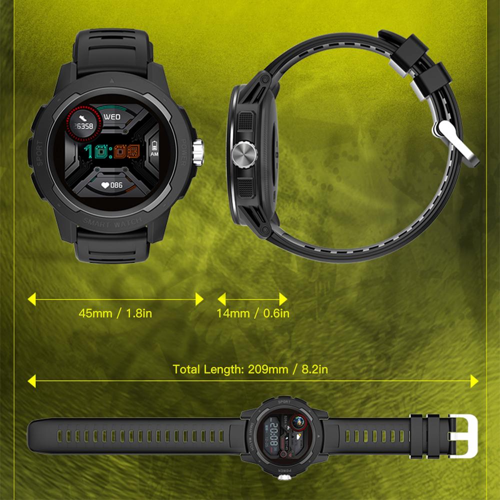 NORTH EDGE Intelligent Watch for Men and Woman Touch Screen Multi-sport Modes with Heart Rate Monitor Pedometer