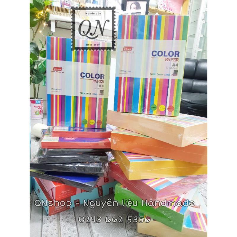 500 tờ giấy màu A5 80 gsm, giấy gấp Origami, giấy in màu