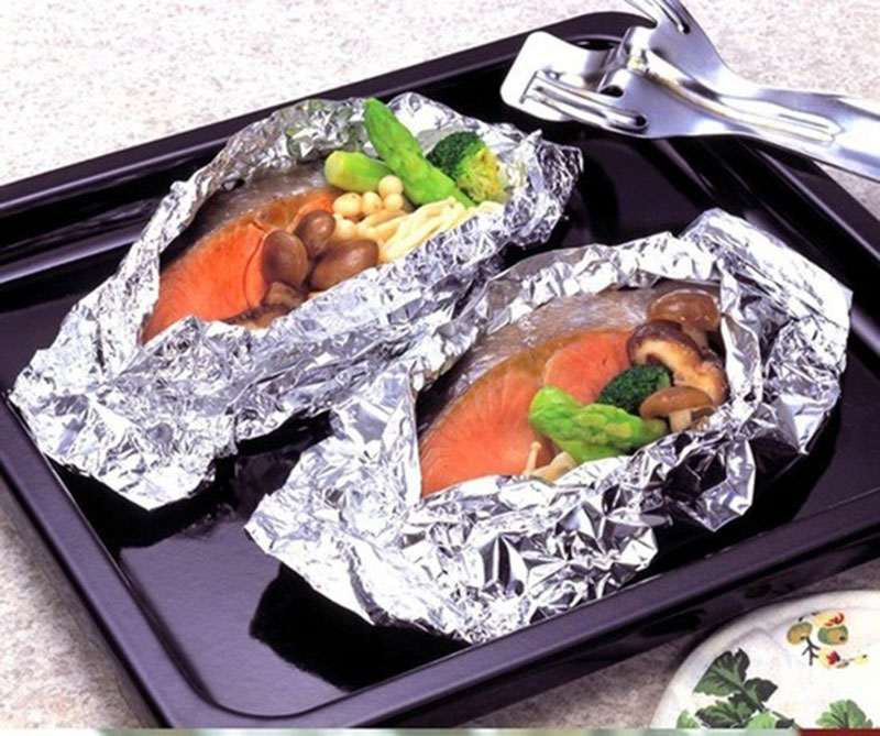 Giấy bạc bọc thực phẩm Seven Cooking Foil cao cấp Hàn Quốc (Asobu :25cm x 4m)