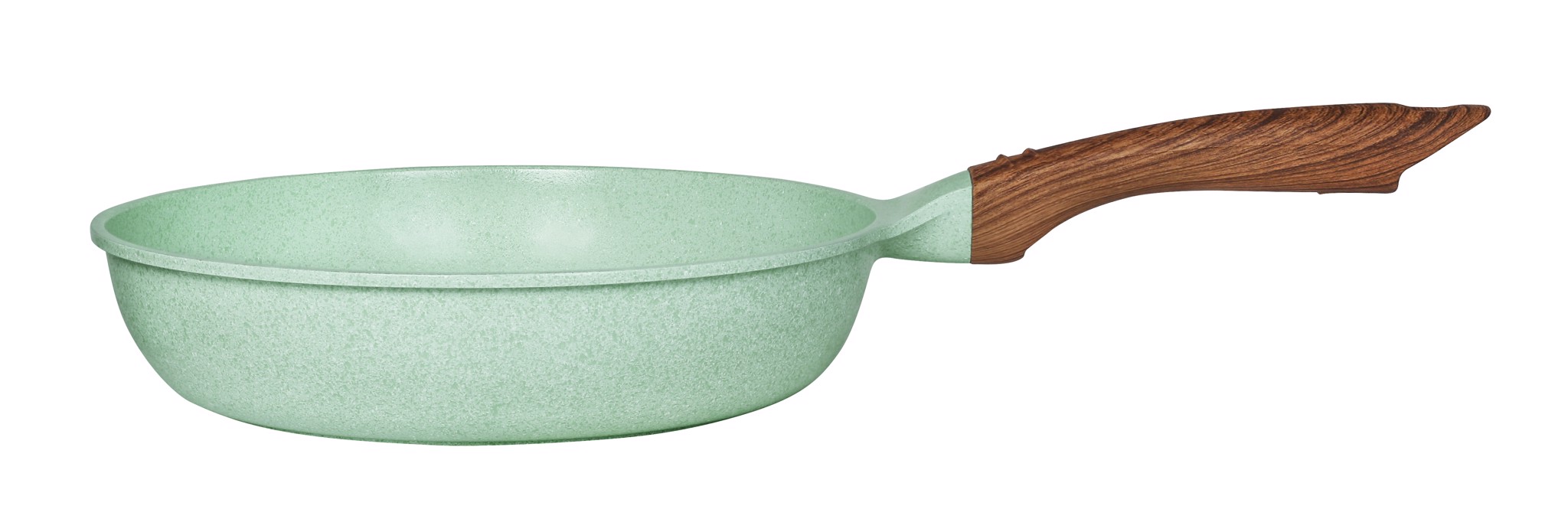 Chảo đúc chống dính 24cm sâu 6.2cm đáy từ 7 lớp men đá xanh ngọc sâu lòng Green Cook GCP06-24IH dùng cho mọi loại bếp