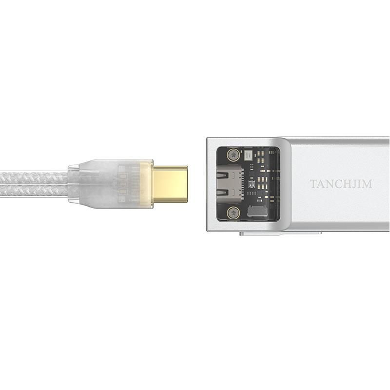 Tanchjim Space Di Động Bộ Khuếch Đại Tai Nghe AMP Dual CS43131 Bộ Giải Mã Điện Thoại Di Động Mini DAC Với Đầu Ra 3.5Mm Và 4.4Mm