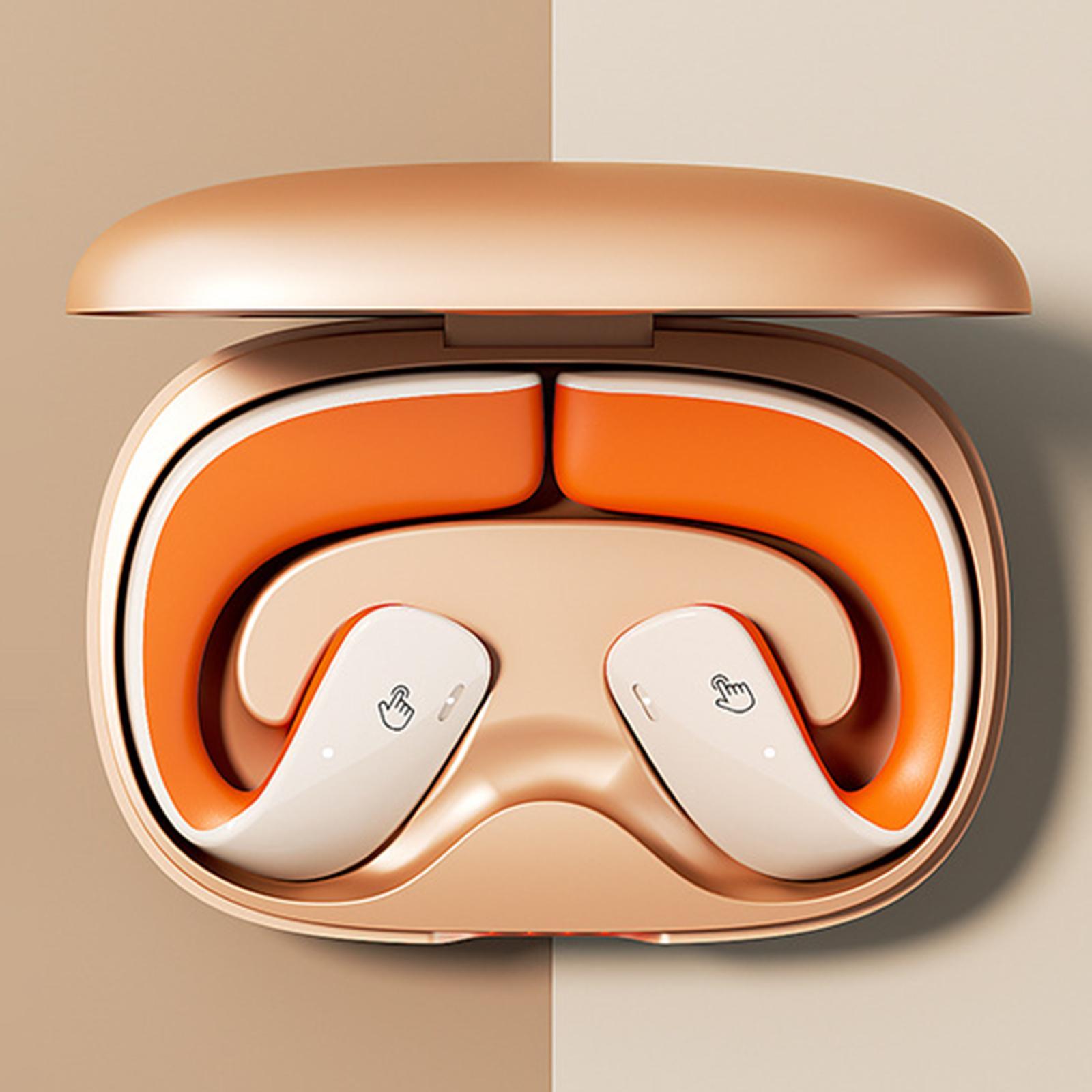 Wireless Clip on Headphones Touch Control V5.3 Earphones for Outdoor Workout