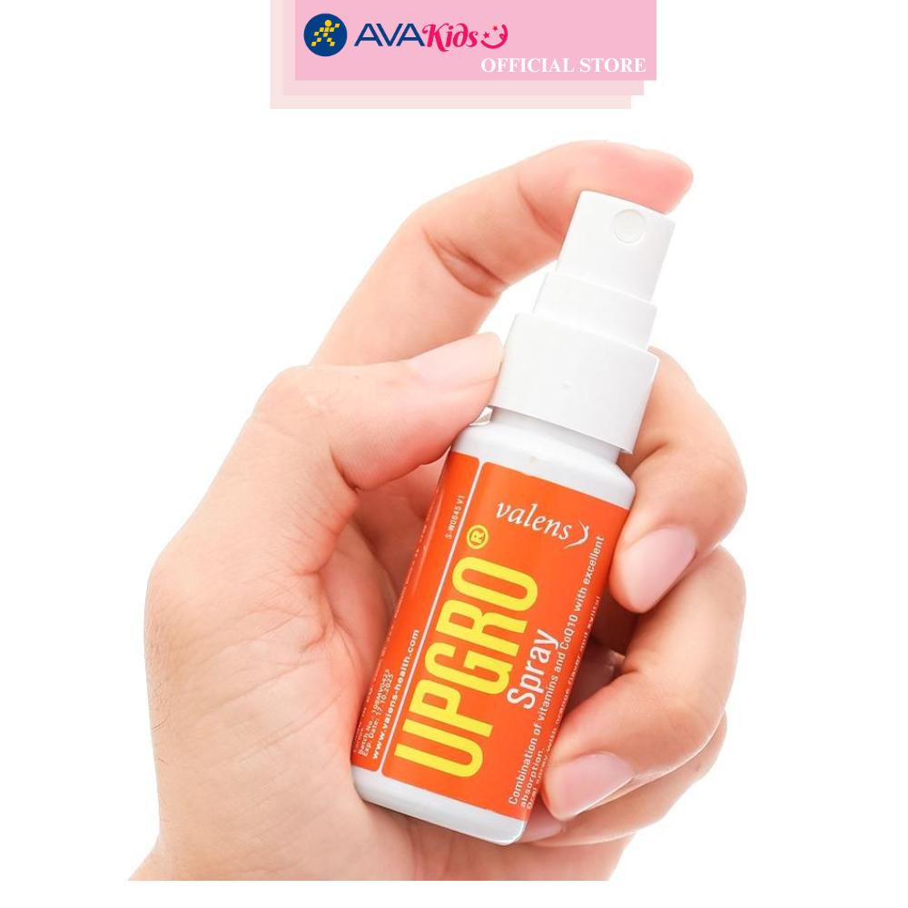Lọ xịt Valens Upgro Multivitamin hỗ trợ tăng sức đề kháng 25 ml (từ 6 tháng)