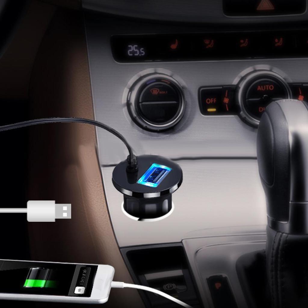 3.5mm Wireless Car Bluetooth AUX Adapter Audio Receiver USB Charger Kit