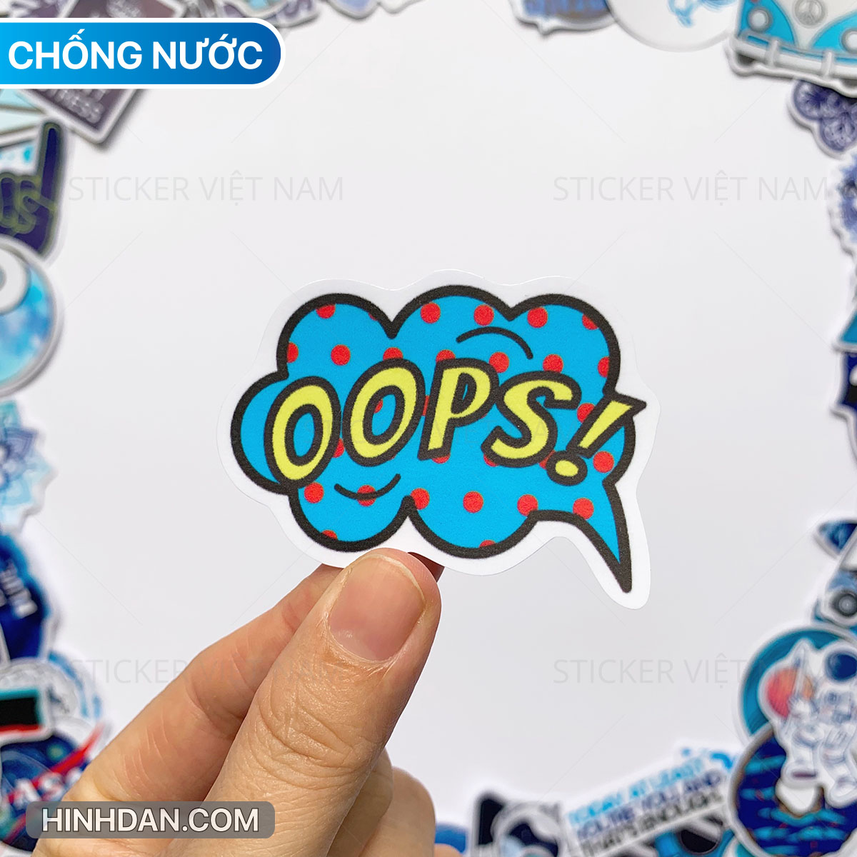 Bộ 20 Sticker Blue Hình Dán Chủ Đề Màu Xanh Dương Chống Nước Decal Chất Lượng Cao Trang Trí Va Ly Du Lịch Xe Đạp Xe Máy Xe Điện Motor Laptop Nón Bảo Hiểm Máy Tính Học Sinh Tủ Quần Áo Nắp Lưng Điện Thoại