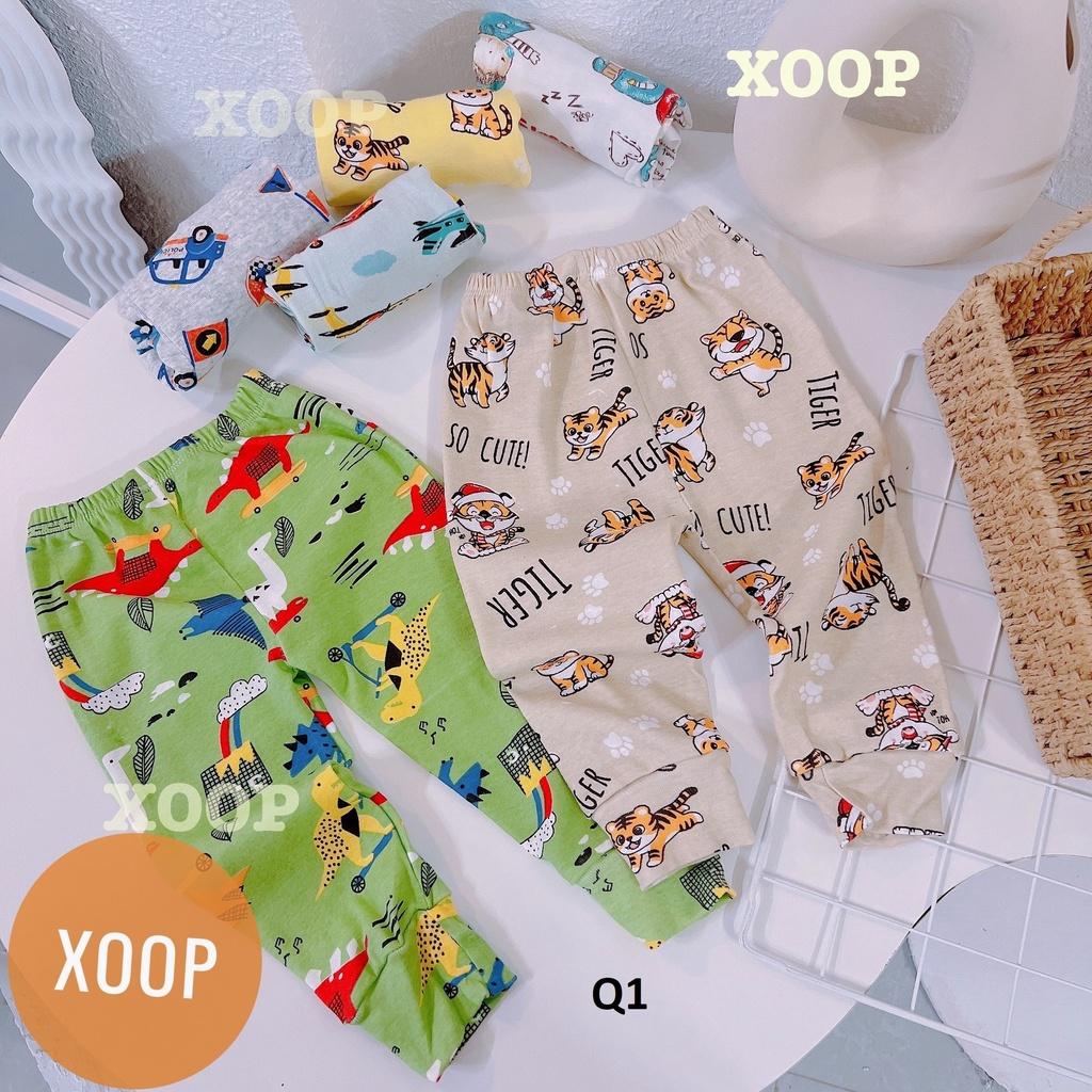 Combo 5 quần dài bozip - Combo 10 quần dài bozip cho bé trai bé gái ( 7-17kg) Q1