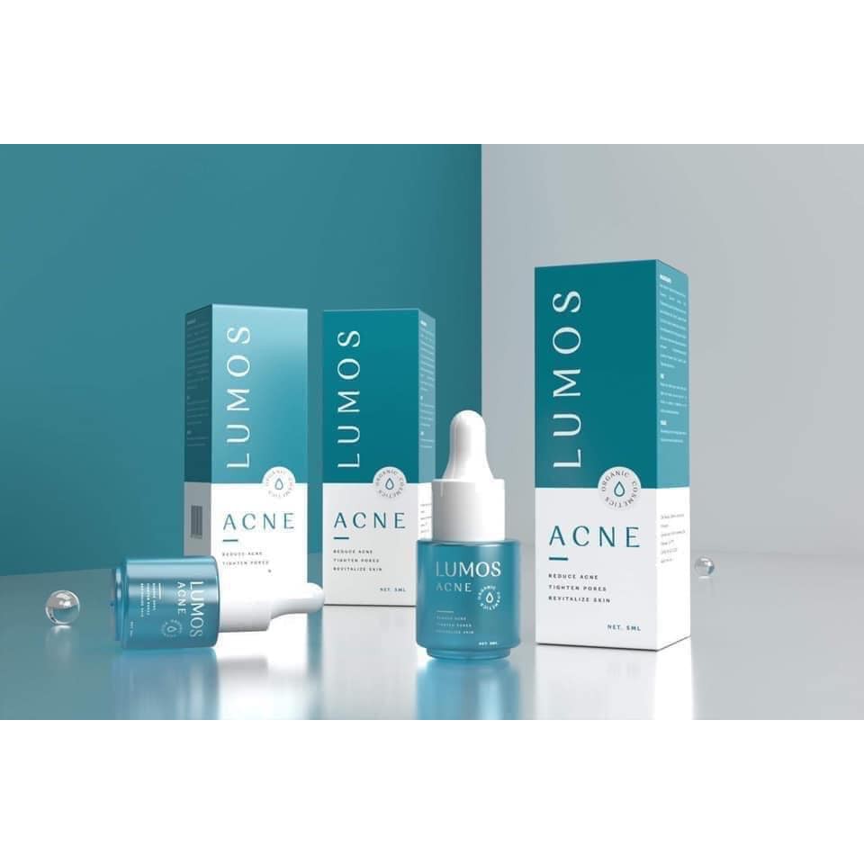 Tinh chất serum Lumos Acne ngừa mụn xoá tan nỗi lo về thâm mẫu mới 2021 Lọ 5ml