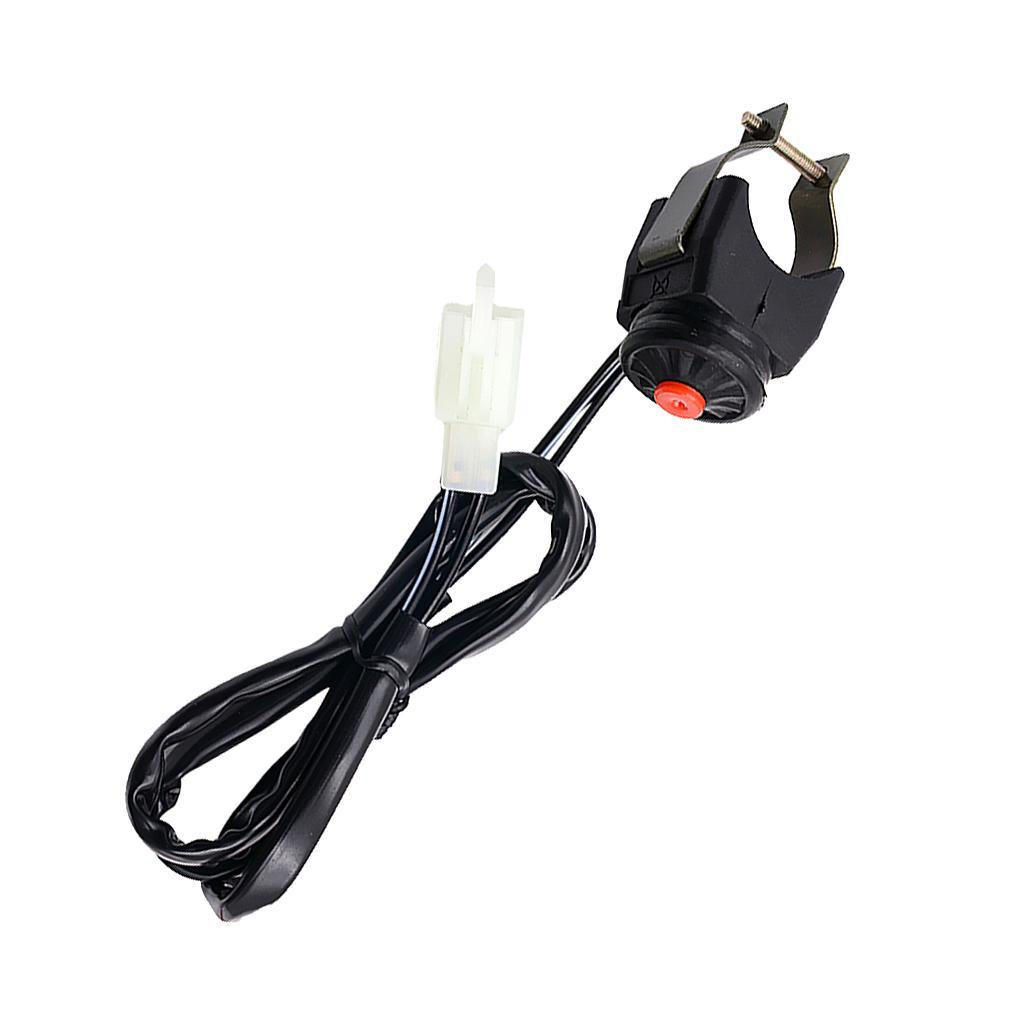 8X Motor Dirt Bike Motorcross Kill Switch Momentary Button, Red