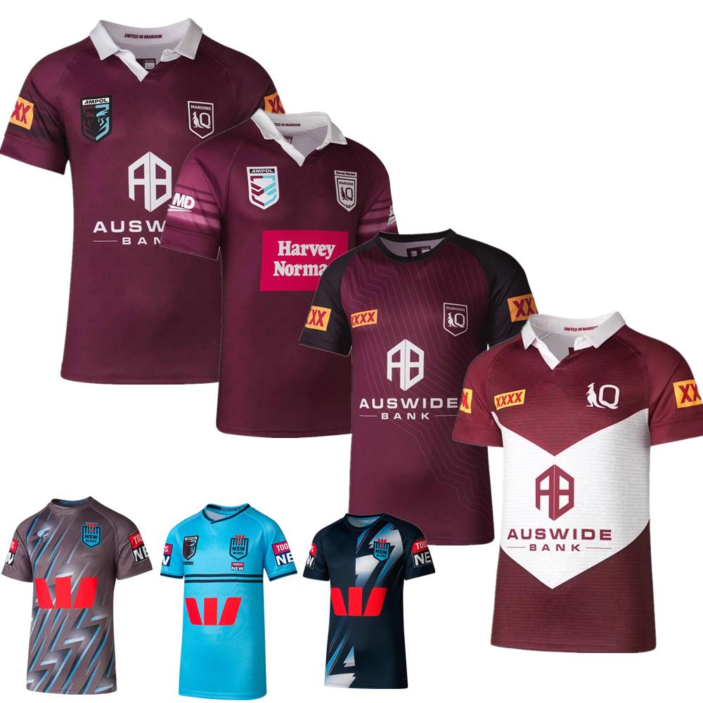 2023 2024 QUEENSLAND QLD MAROONS Áo bóng bầu dục bản địa NSW Blues Clash áo bóng bầu dục sân nhà Color: 2023 NSW vest Size: S
