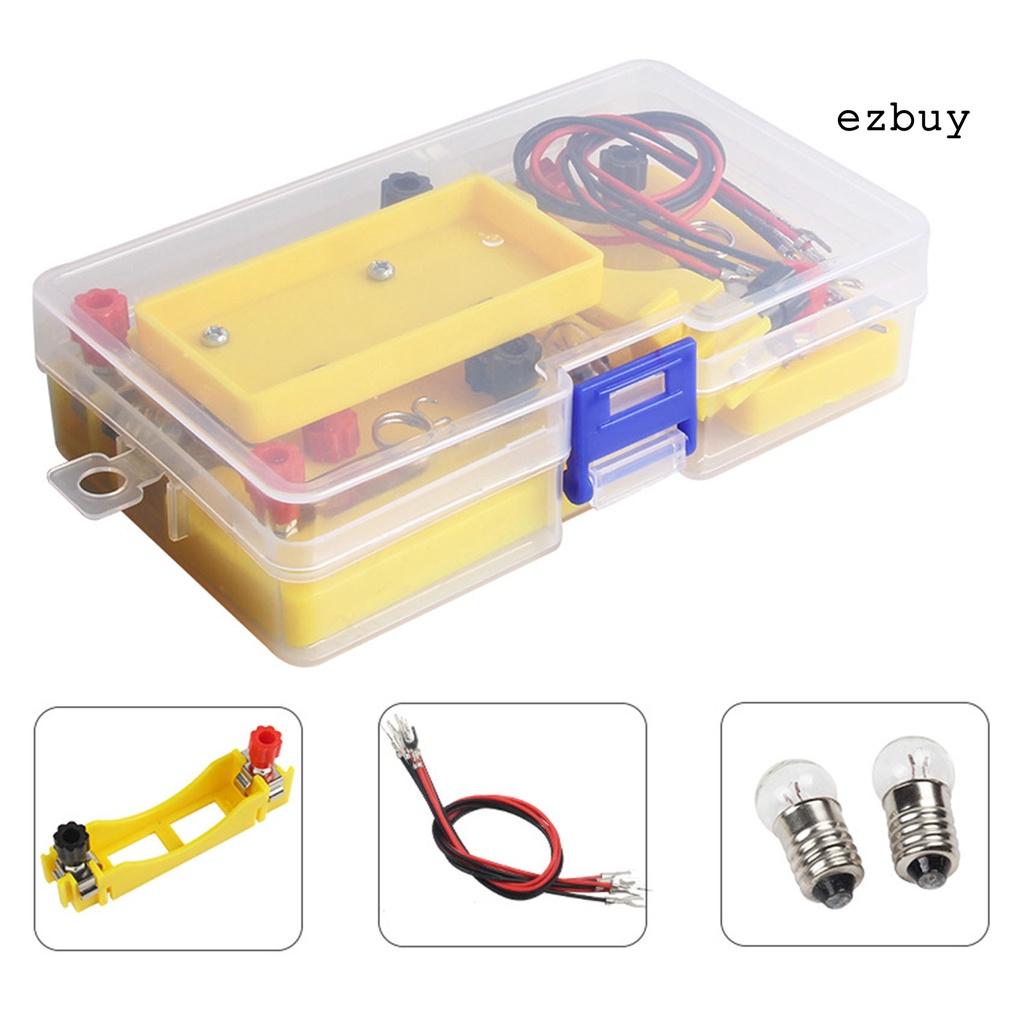 EY-Physics Science Kit Puzzle Practical Ability DIY Physics Science Lab Basic Circuit Learning Starter Kit for Kids