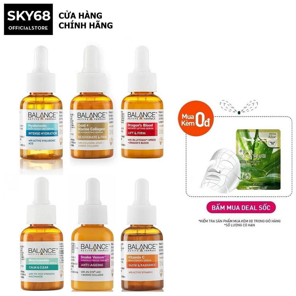 Serum Dưỡng Trắng, Cấp Nước, Bổ Sung Collagen, Phục Hồi Da, Ngừa Lão Hóa Balance 30ml