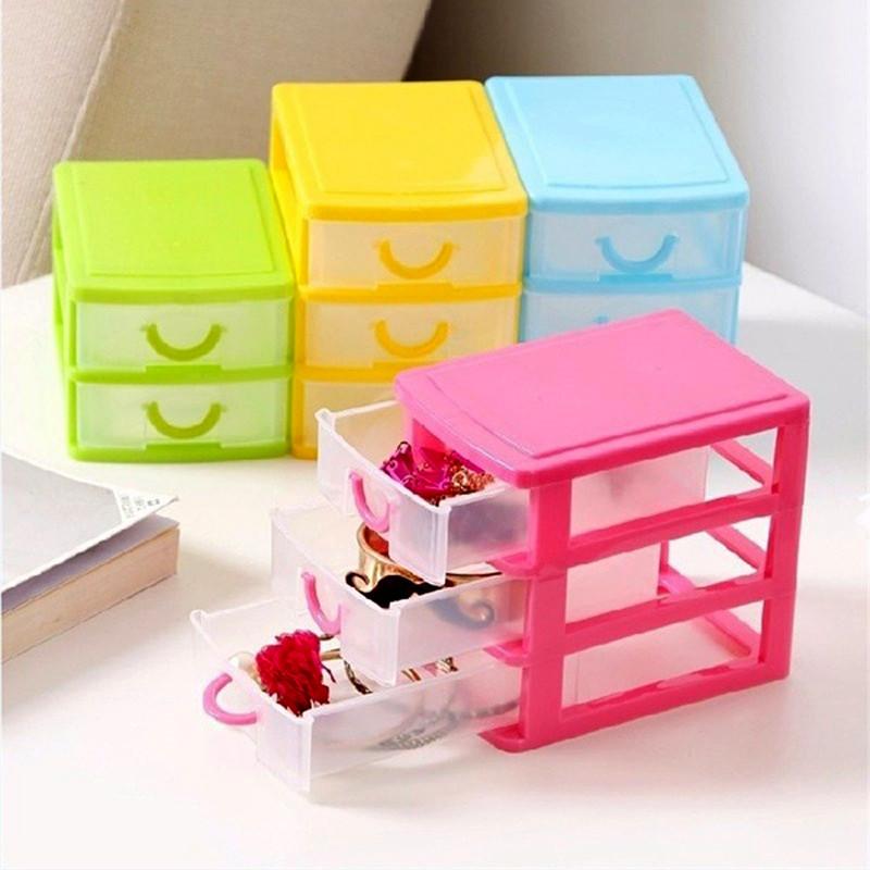 Hộp Nhựa Mini Đựng Đồ Để Bàn Thiết Kế Tiện Dụng