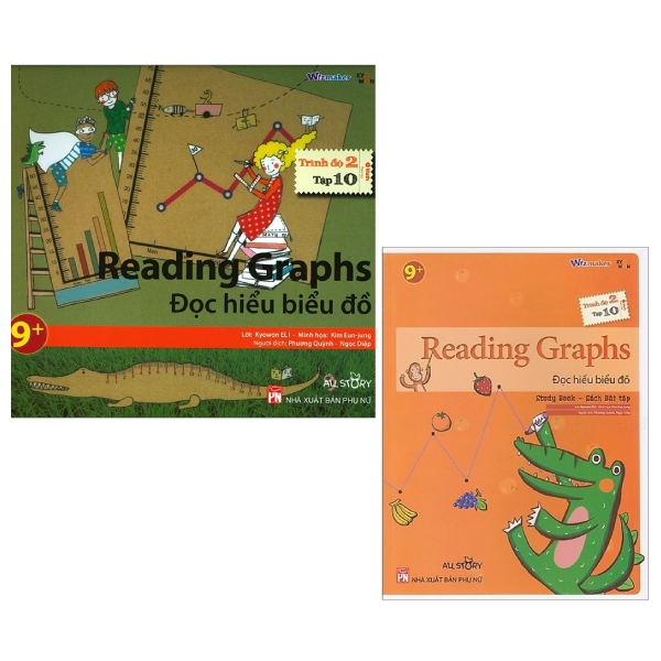 Combo All Story - Reading Graphs - Đọc Hiểu Biểu Đồ (Trình Độ 2 - Tập 10 ) (Bộ 2 Cuốn)