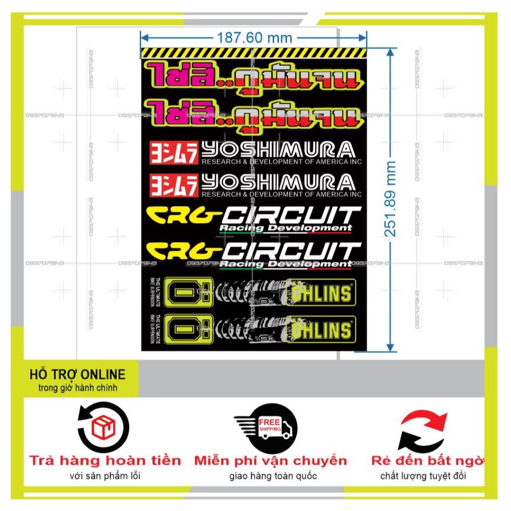 LOGO STICKER DÁN CHÂN PHUỘC M3 - BI DECAL