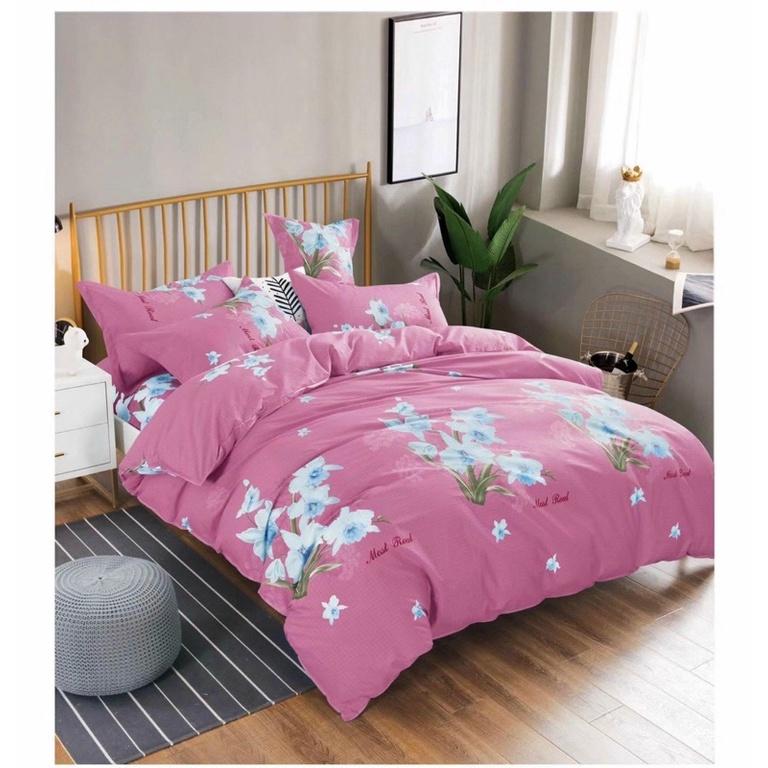 Bộ chăn drap gối Cotton 100% 4 món (ko mền)