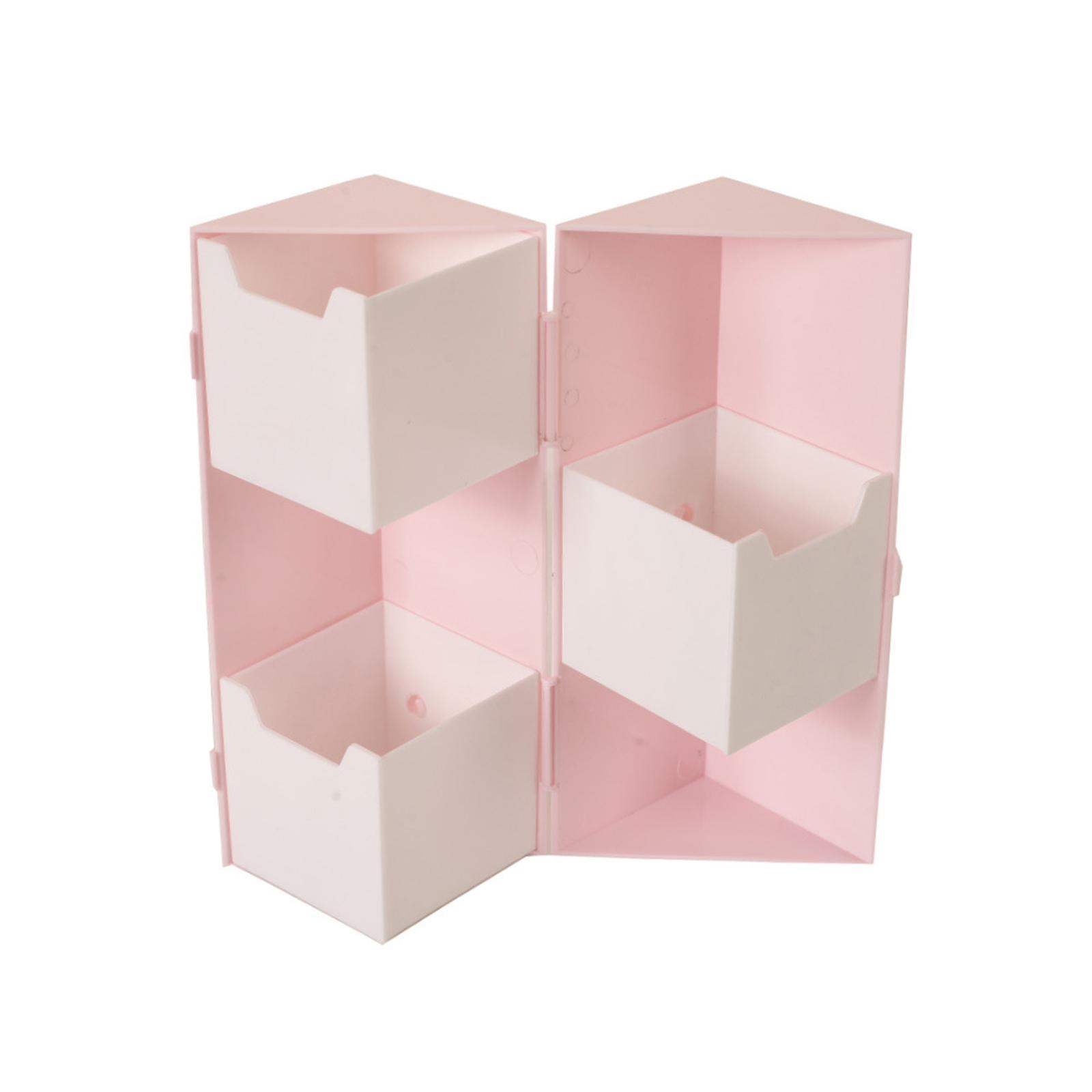 Countertop Storage Box with Drawer Bathroom Organizer Case for Bathroom Desk