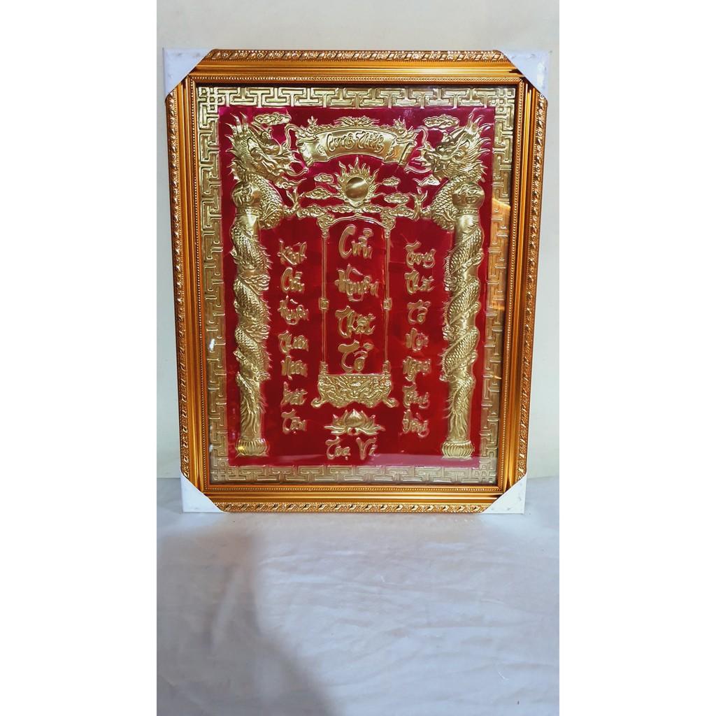 Cửu Huyền Thất Tổ Đỏ Bằng Đồng Cao 47cm
