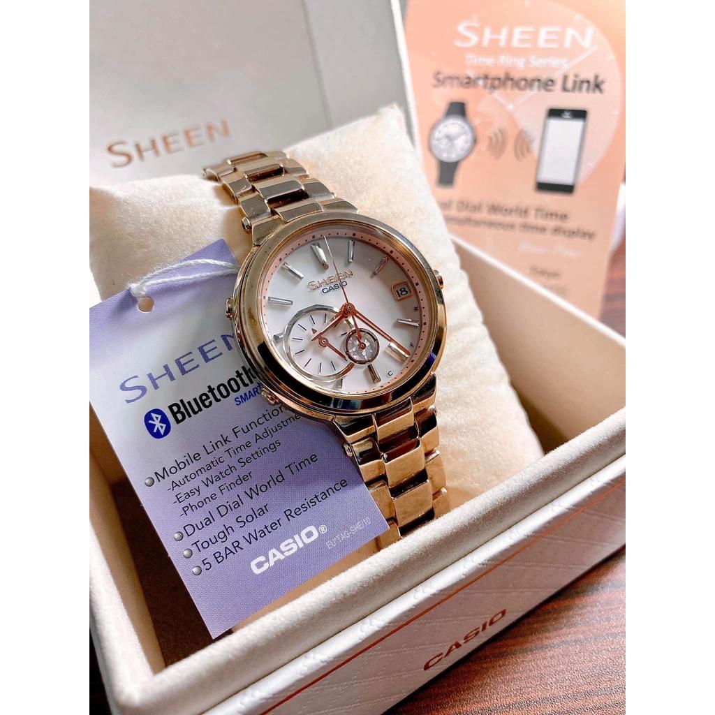 Đồng Hồ Nữ Dây Thép Casio SHEEN SHB-200CG-9A