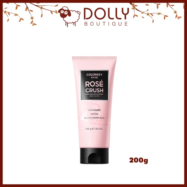 Sữa Dưỡng Thể Cấp Ẩm & Tươi Sáng Da Colorkey Rosé Rosé Crush Perfumed Body Lotion 200g