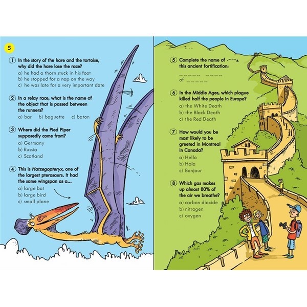 Sách tương tác tiếng Anh - Usborne General Knowledge Quizzes