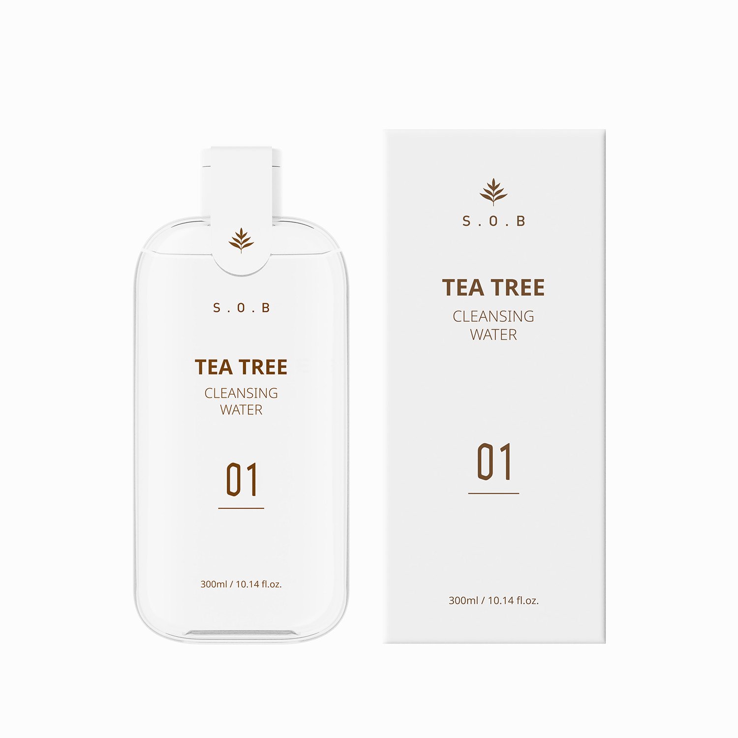 Nước tẩy trang S.O.B Tẩy trang dịu nhẹ giữ ẩm Tea Tree Cleansing Water