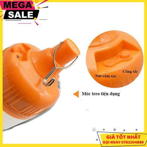 Bóng Đèn Tích Điện Loại 100W Có Móc Treo Không Cần Dây Điện - Đèn Sạc Không Dây - Giao Hàng Toàn Quốc