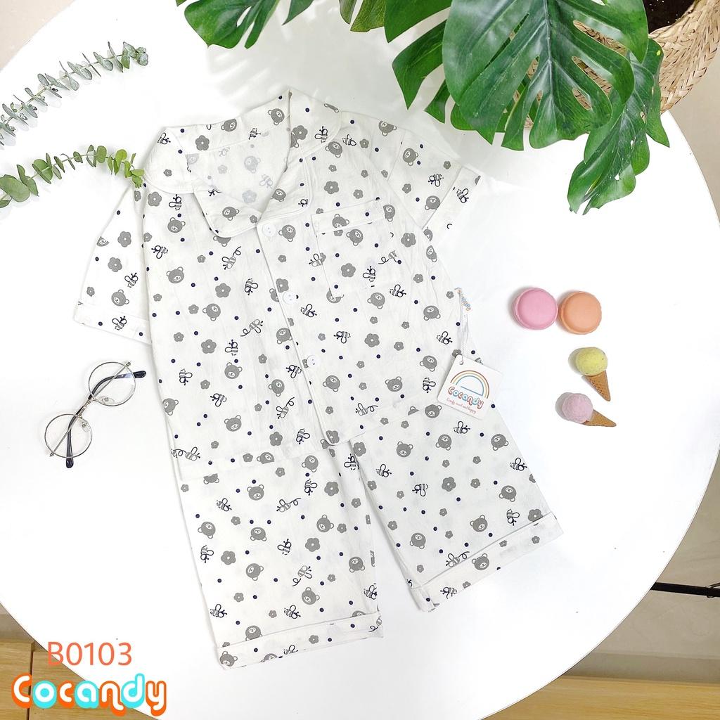 Bộ Pijama hình thú dễ thương bé trai, bé gái của COCANDY mã B0101,B0102,B0103