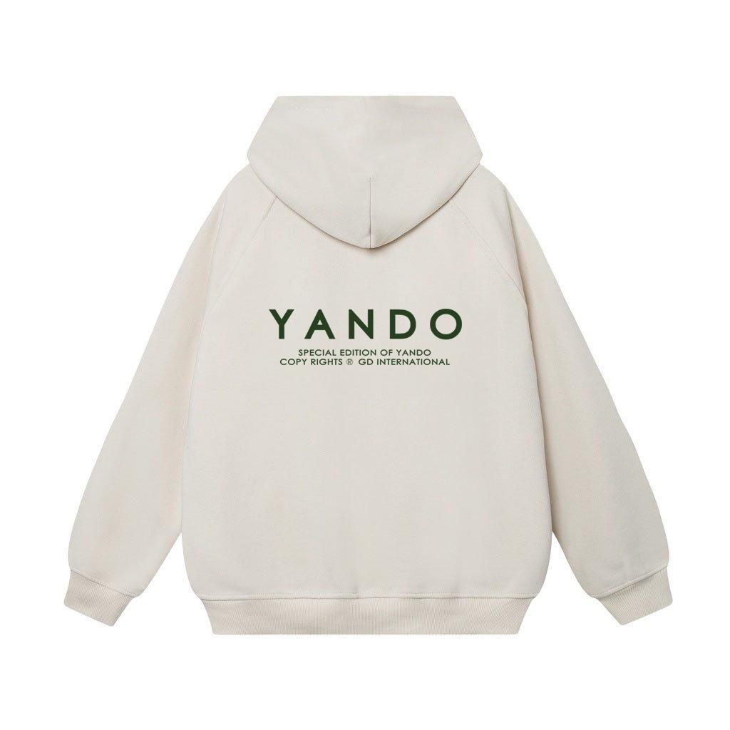 Áo Hoodie Form Rộng YANDO OUTFITS P012 Thun Cotton French Terry 350GSM Local Brand