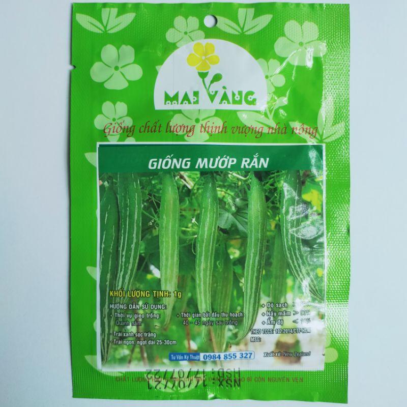 Hạt giống mướp rắn , đóng gói 1gr