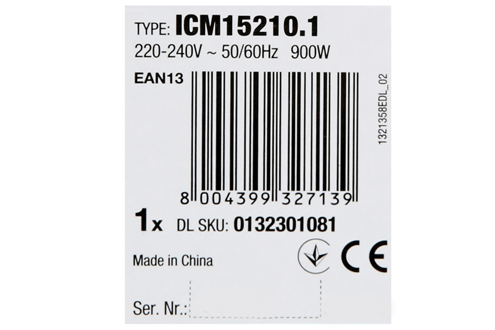 Máy pha cà phê Delonghi ICM15210.1 -  Dung tích bình chứa 1.25 lít - Chức năng giữ ấm - Trang bị van chống nhỏ giọt - Hàng chính hãng