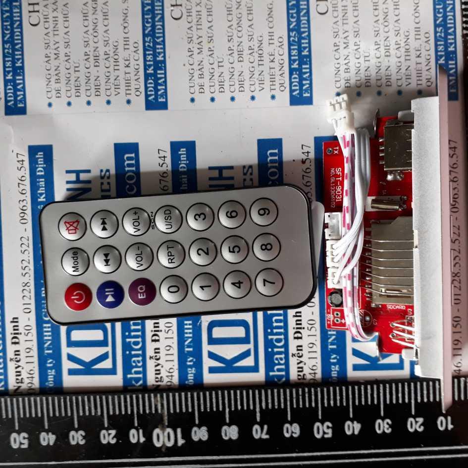 Module Giải Mã WAV+MP3+FM, AUDIO 320Kps + REMOTE C3B2 kde2162