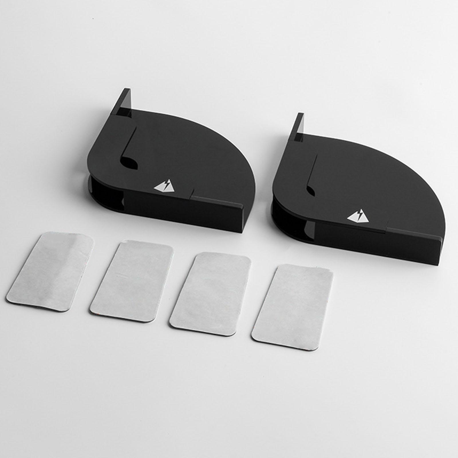 2Pcs Wall Mount Media Display Rack Holder Rack Stand Disk Case Display