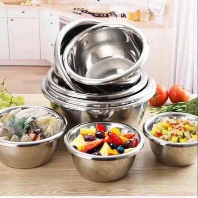 Set 5 Tô Inox Cao Cấp Hàng Nhật - Tiện Lợi