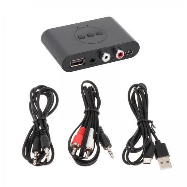 2X Portable Receiver Bluetooth 5.0  Audio Adapter 3.5mm RCA for Home Stereo