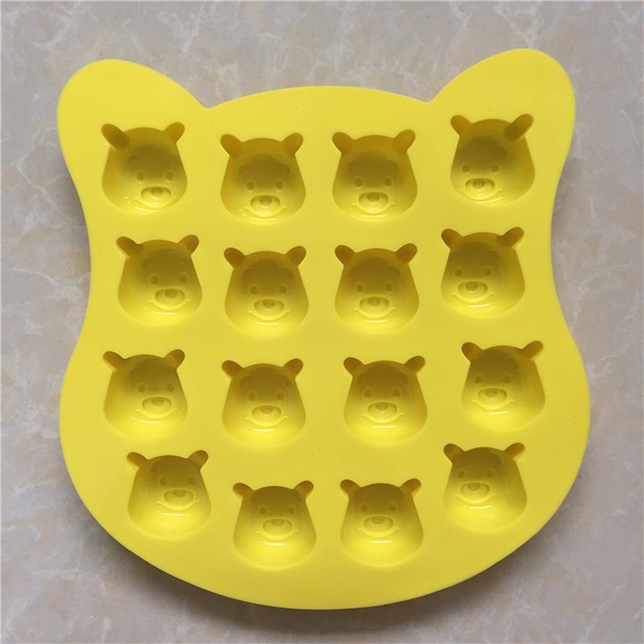 Khuôn silicon gấu
