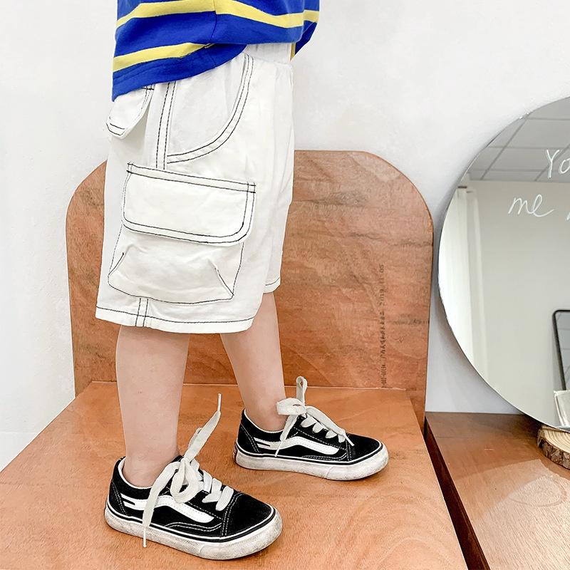 QN4 Size100-150 Quần lửng bé trai - Vải kaki Thời trang trẻ Em hàng quảng châu