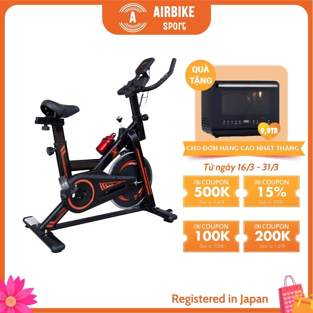 Xe đạp tập thể dục spining Airbike Sport - Hàng chính hãng