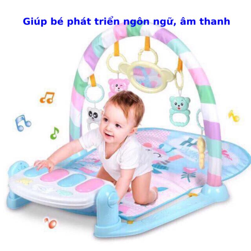 Thảm nhạc cho bé nằm chơi cao cấp phát triển thính giác thị giác