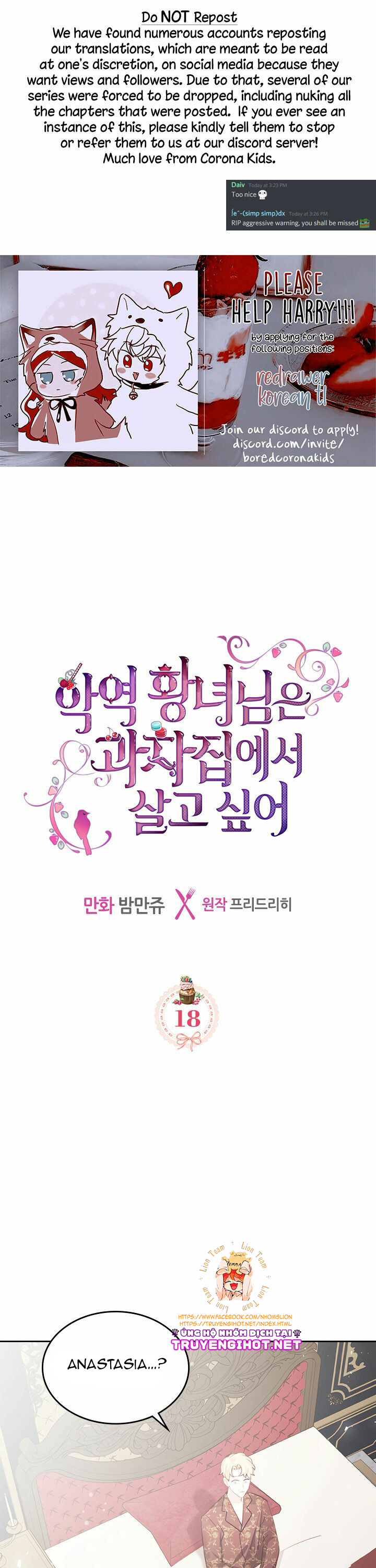ác nữ muốn sống trong ngôi nhà bánh ngọt chapter 18 2
