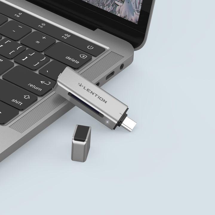 Đầu đọc thẻ nhớ USB Type C Lention C7 - Hàng chính hãng