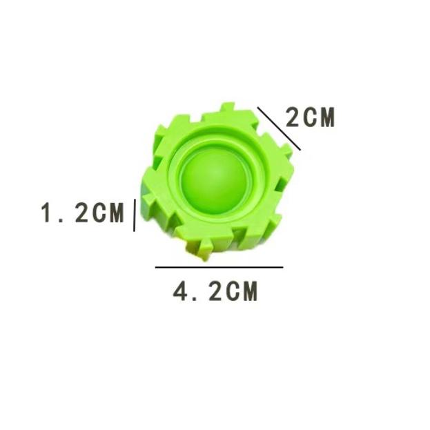 Con quay Spinner lắp ráp thông minh kết hợp đồ chơi POP IT siêu độc đáo