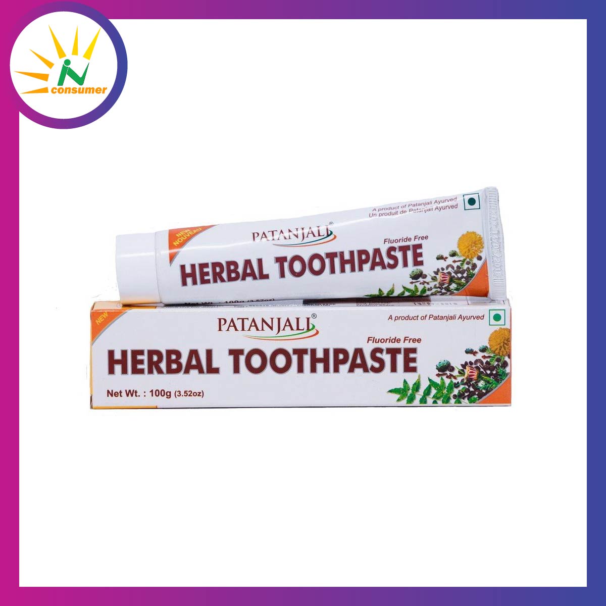 Kem đánh răng dược liệu Ấn Độ Patanjali Herbal Toothpaste