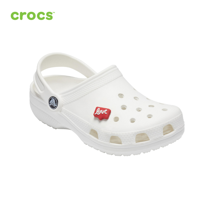 Sticker nhựa jibbitz gắn dép unisex Crocs Sayings Love It - 10007546