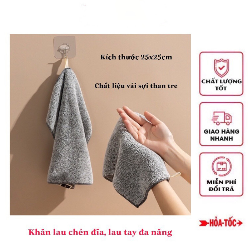 Khăn nano lau xe ô tô, khăn chùi xe hơi, khăn lau kính, lau văn phòng