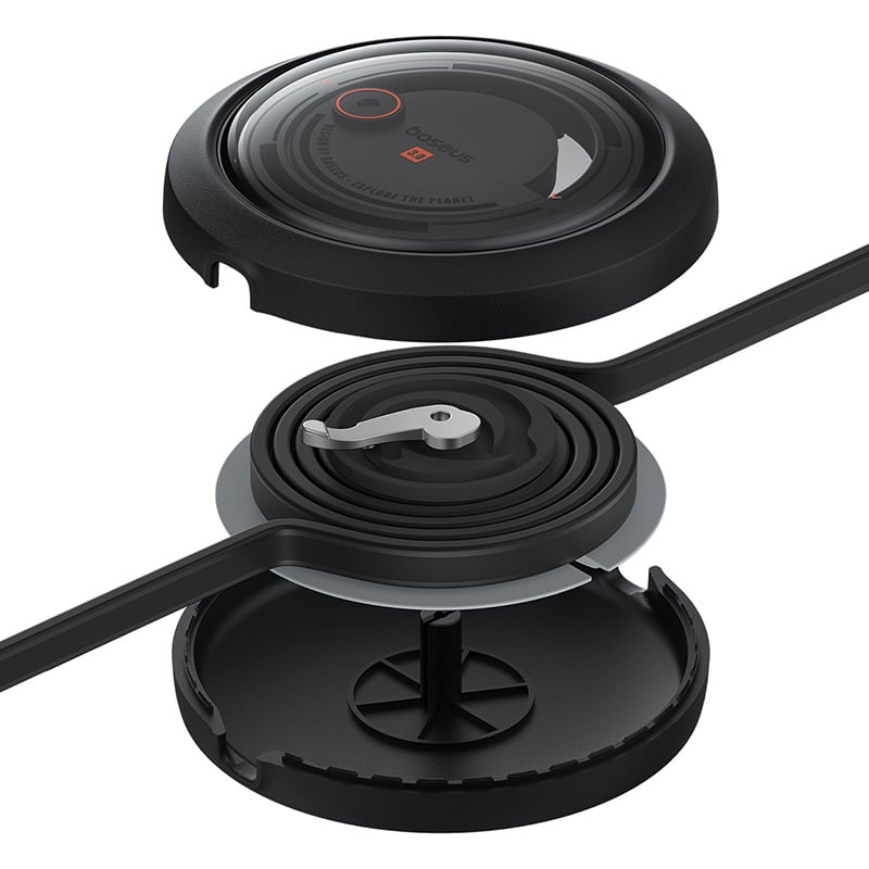 Cáp Sạc Đa Năng Baseus Free2Draw Retractable Crystal Type-C to M+L+C 100W (1.1m, Fast Charging Data Cable) - Hàng chính hãng