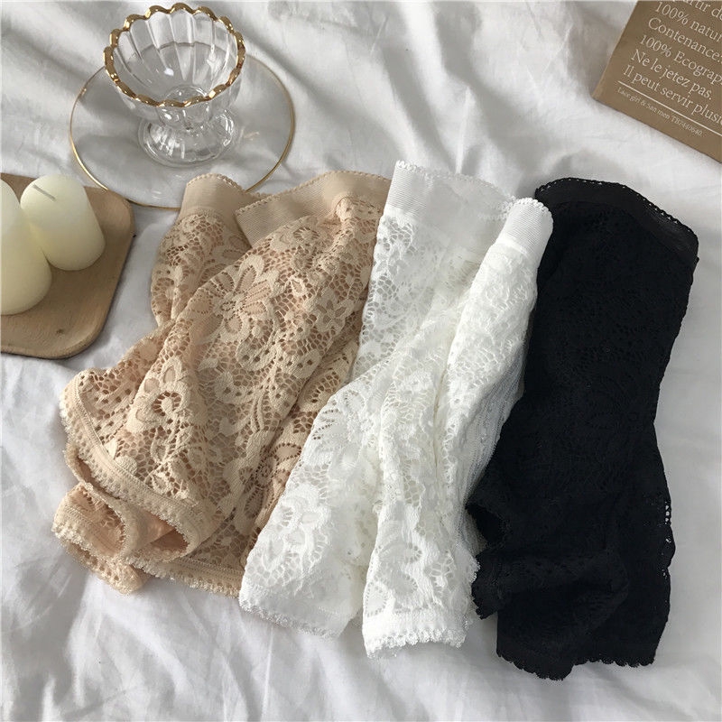 Quần Đùi Thun Phối Ren 2 Lớp Mặc Trong Váy Cho Nữ