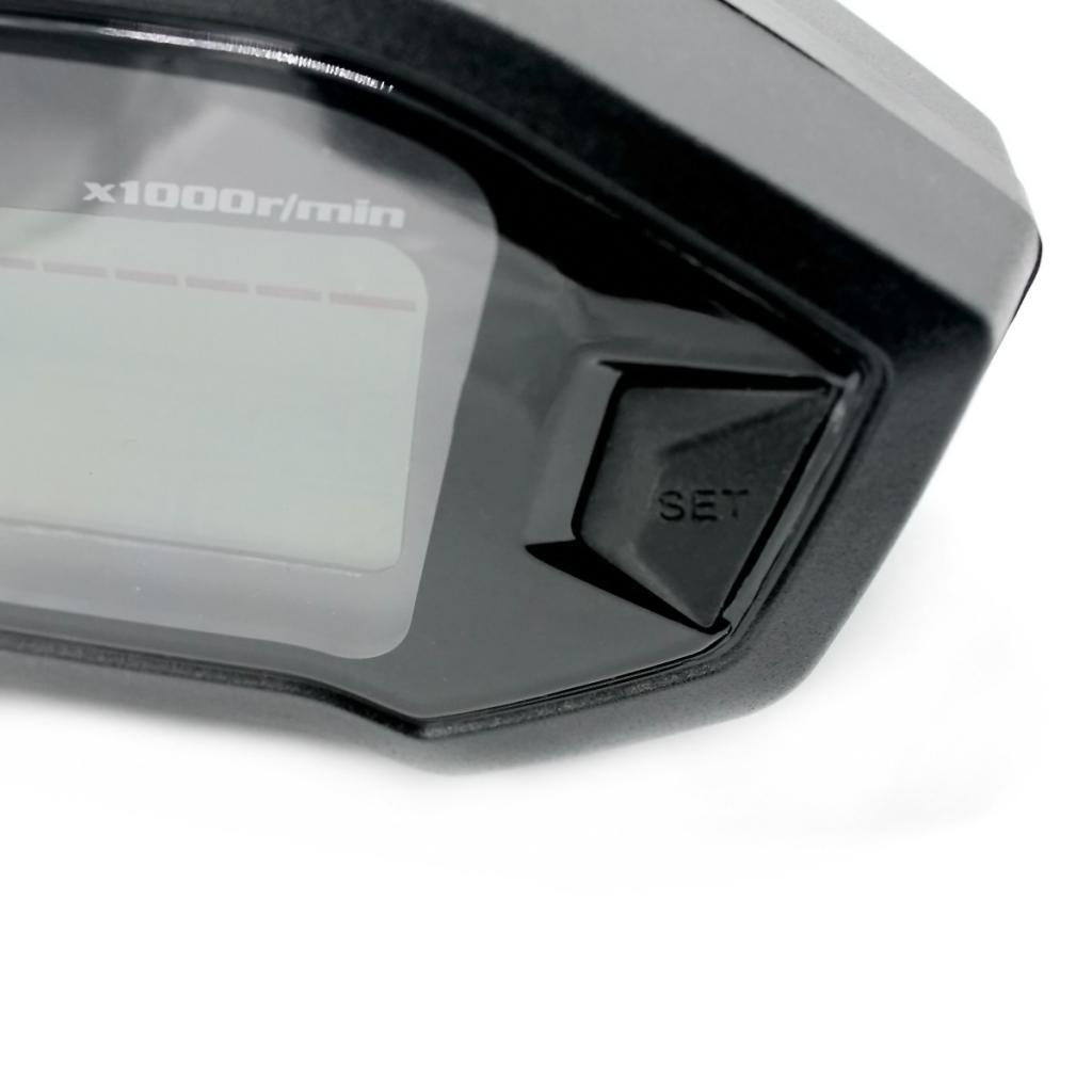 7 Color Universal Motorcycle LCD Digital   Tachometer 12V