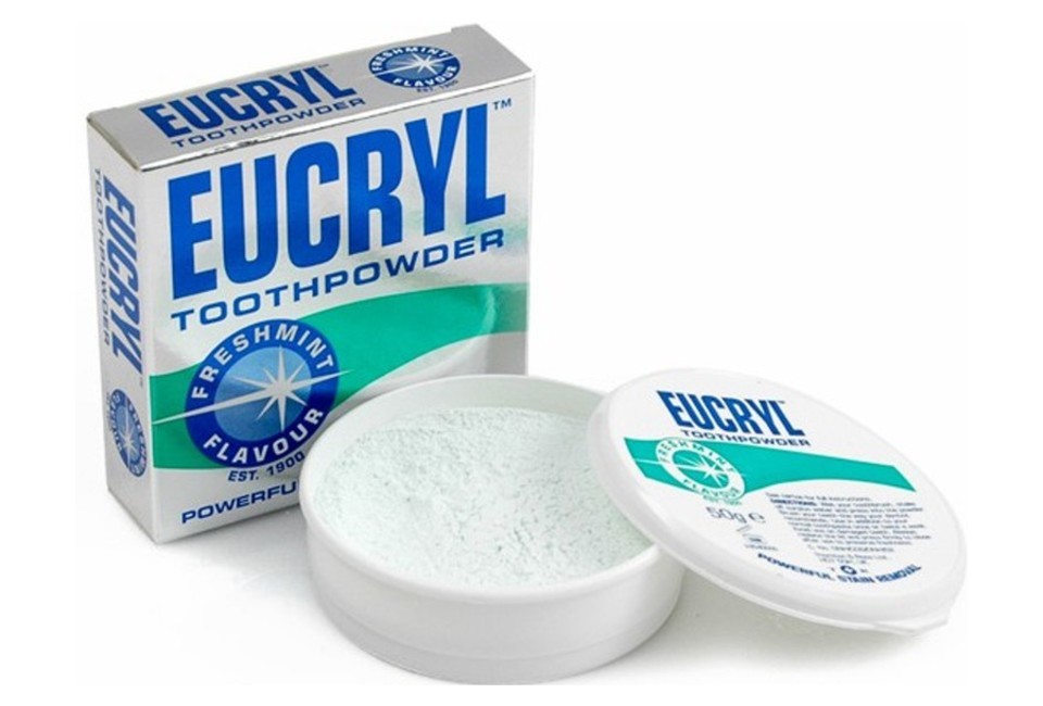 [HB Gift] Bột Đánh Răng Tẩy Trắng Eucryl Toothpowder 50g