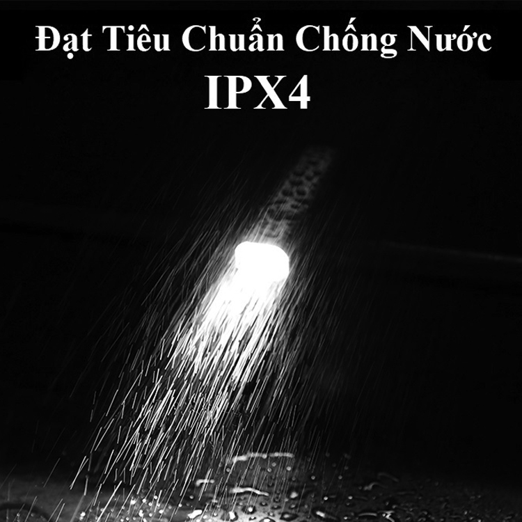 Đèn Pin, Đen Pha Xe Đạp Siêu Sáng 4 Chế Độ, Chống Nước, Cảm Biến Ánh Sáng Tự Động Điều Chỉnh Độ Sáng Theo Môi Trường, Sạc USB Pin 1500mah, Nhỏ Gọn, Dễ Dàng Lắp Đặt – Tặng 02 Đèn Van Xe Đạp