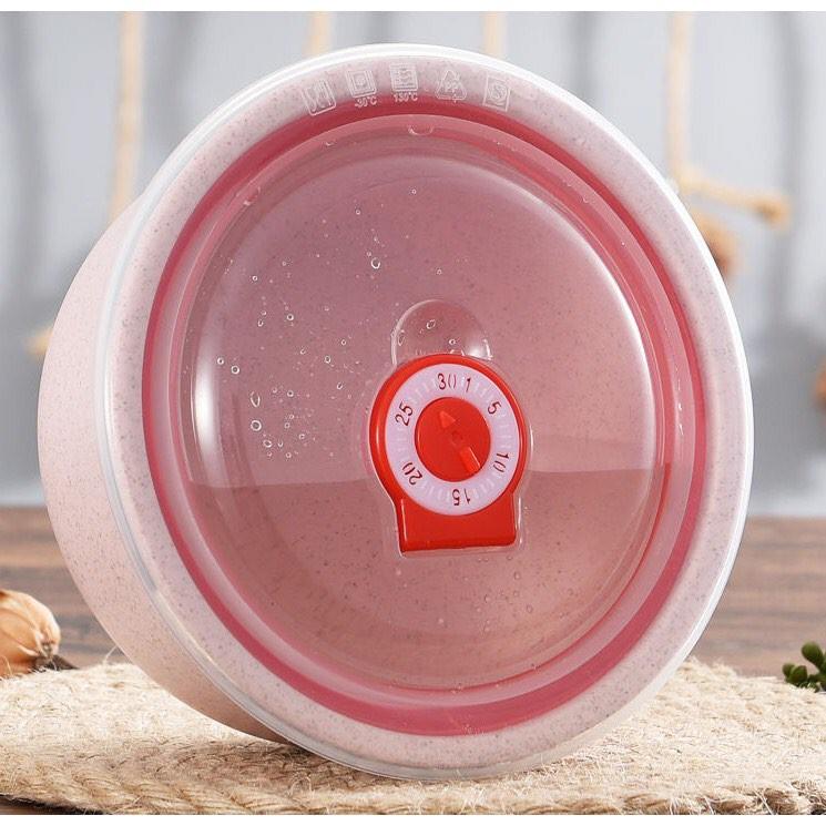 BỘ 3 HỘP ĐỰNG THỰC PHẨM THỨC ĂN LÚA MẠCH CÓ NẮP ĐẬY HÍT CHÂN KHÔNG AN TOÀN SỨC KHỎE CÓ THỂ SỬ DỤNG TRONG LÒ VI SÓNG